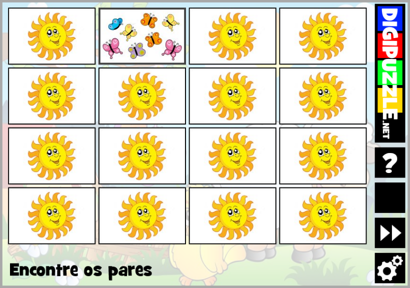 Imagem do jogo Contagem de Borboletas na Primavera